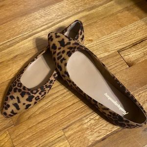 Cheetah print flats